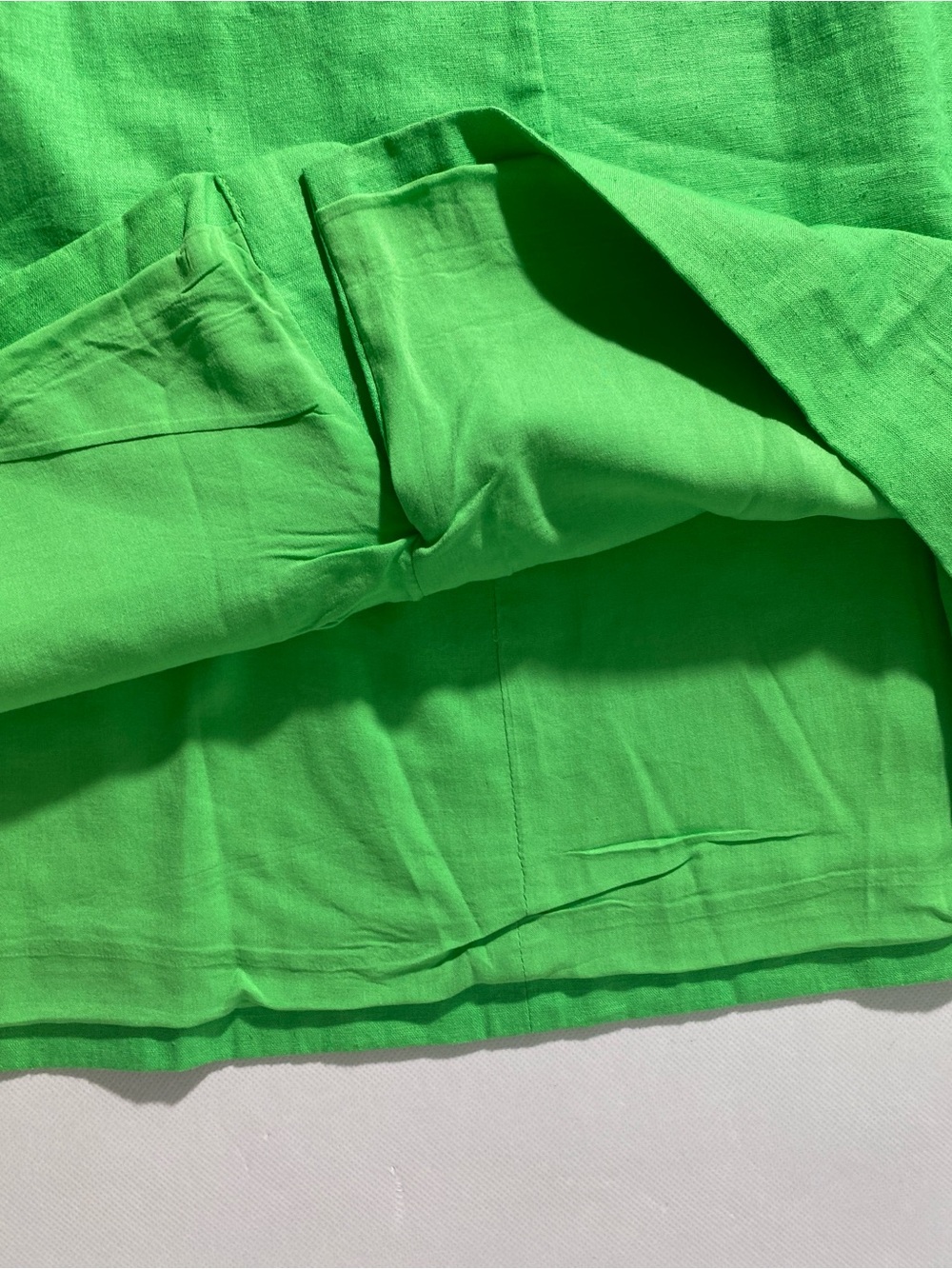 NEW Women's Preston & York Sleeveless Faux B Front Linen Blend Pear $119 - Picture 5 of 11